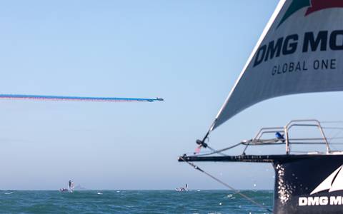 Impressions from the start of the 9th Vendée Globe