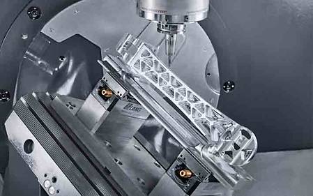 CNC milling machine setup - DMG MORI